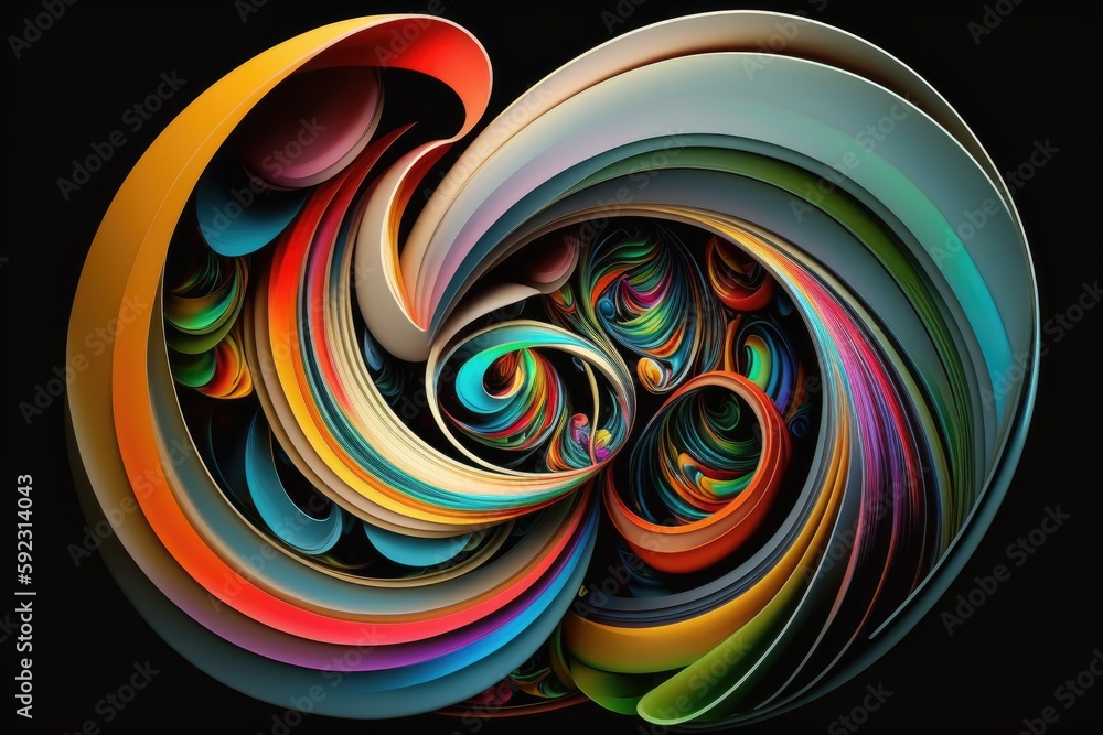 Abstract fractal background Abstract fractal background
