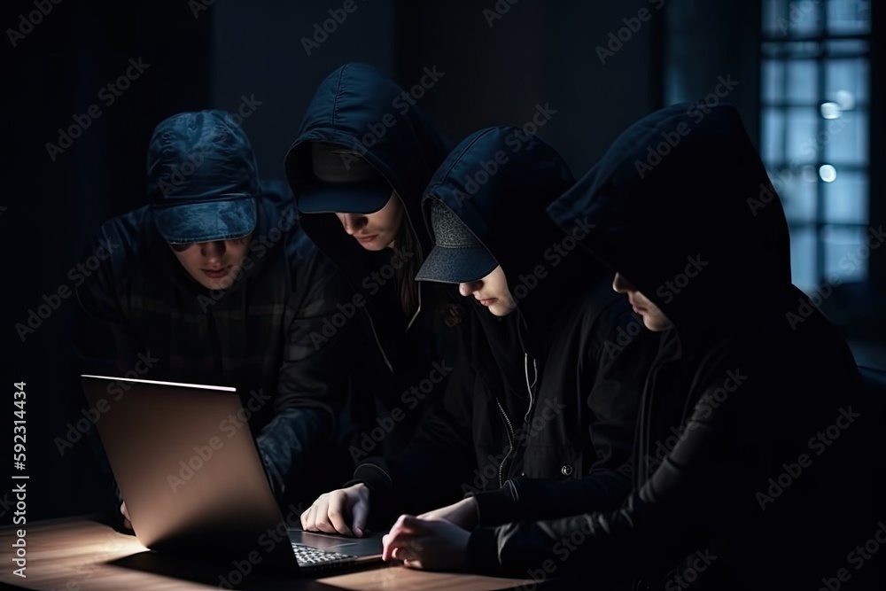Dark Planning: One Group of Hackers Poised to Rob a Bank in Cyberspace: Generative AI Dark Planning: One Group of Hackers Poised to Rob a Bank in Cyberspace: Generative AI