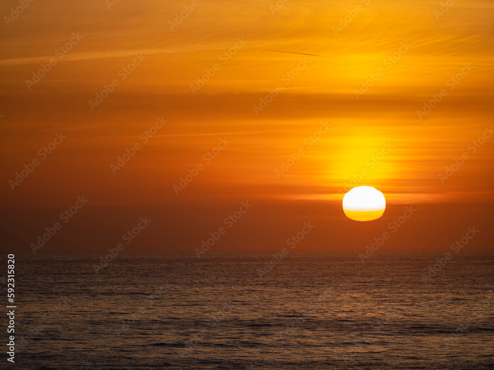 Sunrise at Galicia coast