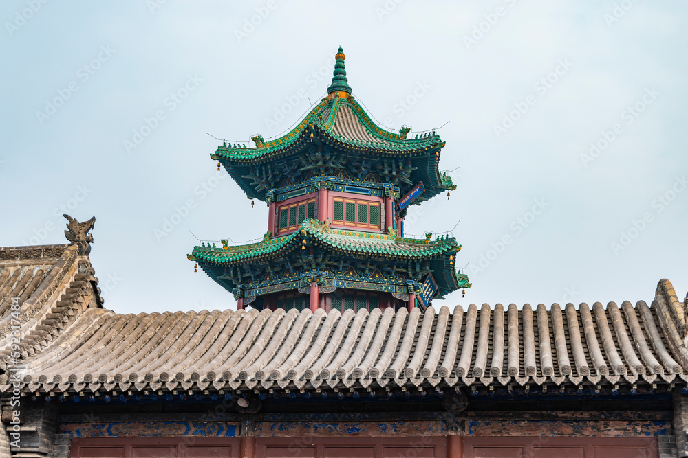 The ancient county of Taiyuan, Shanxi Province, China The ancient county of Taiyuan, Shanxi Province, China