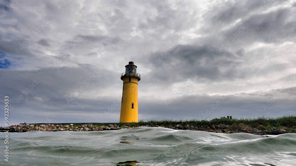 Lighthouse seen from the water