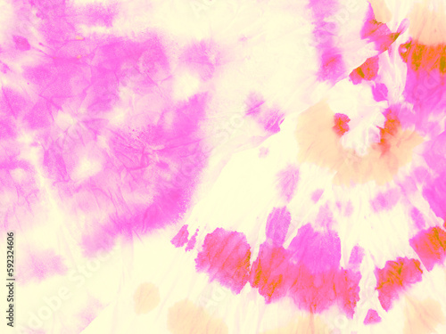 Pink Dye Background. Printed Stripe. Pink Agate