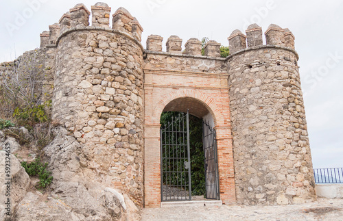 Carcabuey, white village of the province of Cordoba in Spain