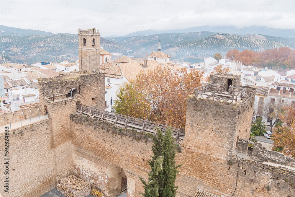 Fototapeta premium Priego de Cordoba, white village of Cordoba province in Spain