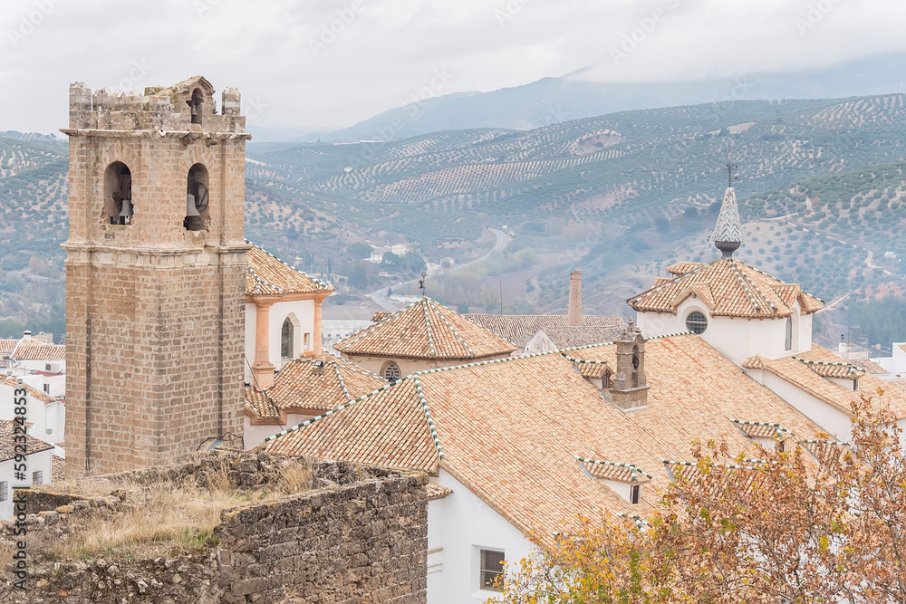 Priego de Cordoba, white village of Cordoba province in Spain
