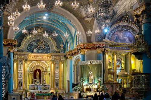 Altar, Basilica and Convent of Santo Domingo (Convent of the Holy Rosary), Lima, Peru photo