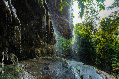 Hughs Dale Waterfall, Christmas island, Australia, Indian Ocean