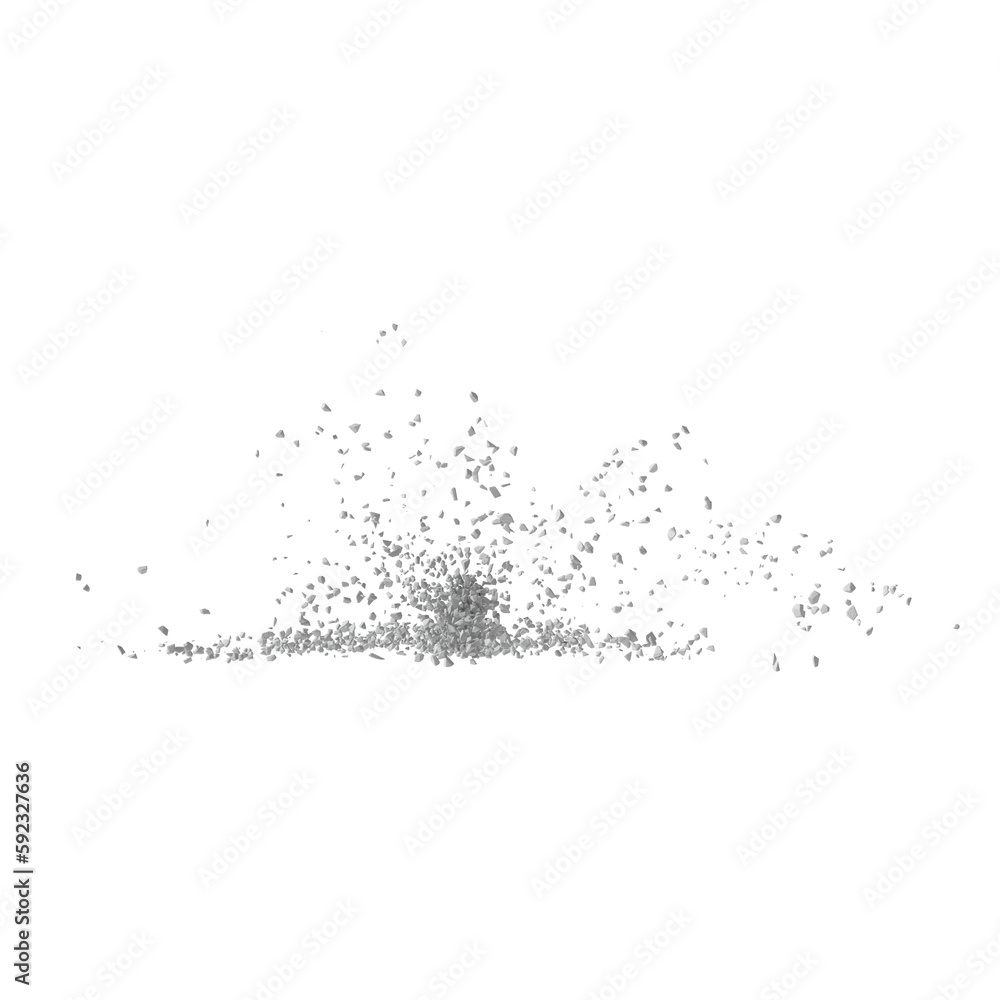 Concrete rock debris isolated transparent background 3d rendering
Concrete rock debris isolated transparent background 3d rendering
