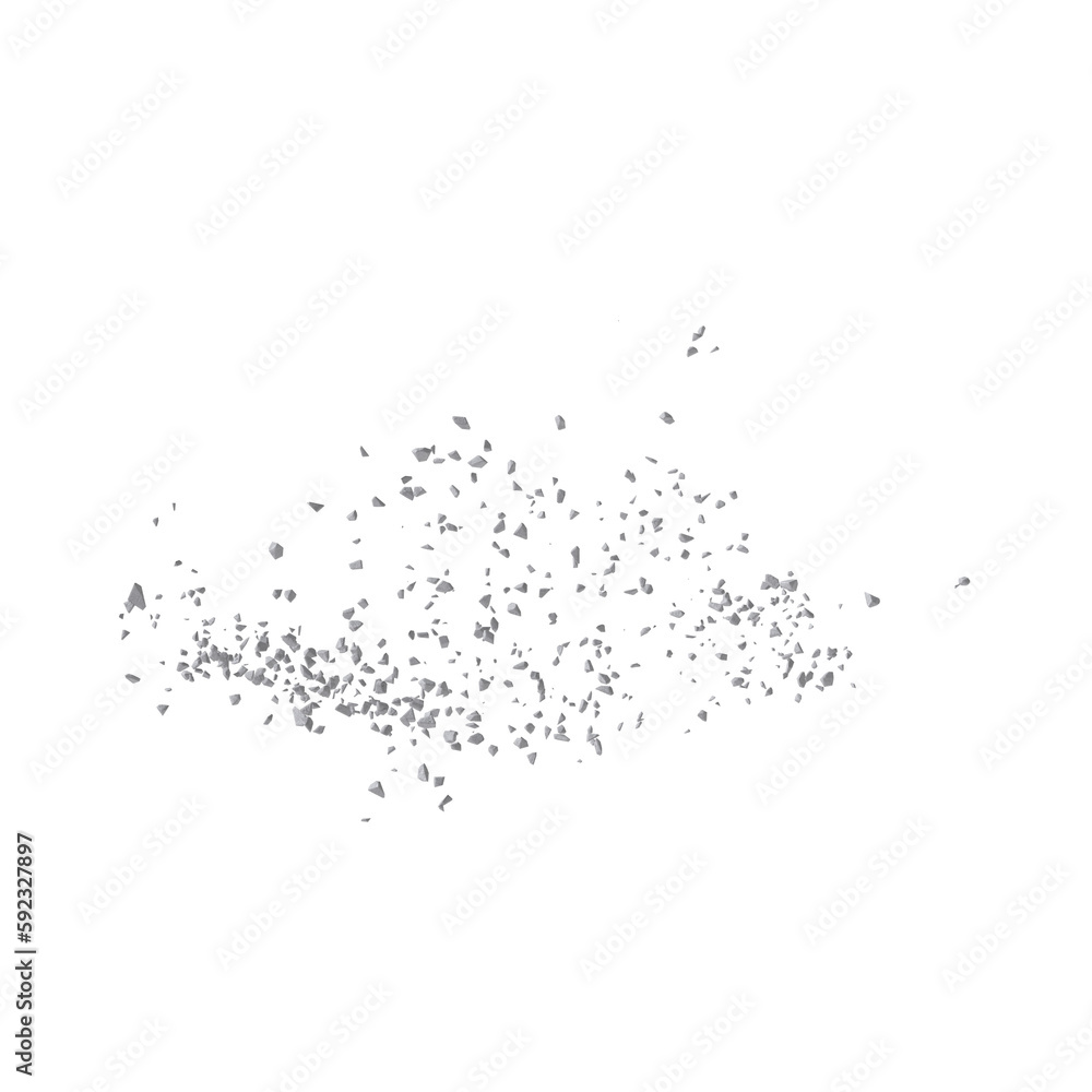 Concrete rock debris isolated transparent background 3d rendering
Concrete rock debris isolated transparent background 3d rendering