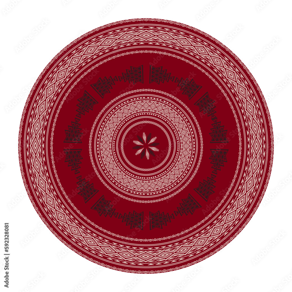 Tunisian embroidery design element 6 Tunisian embroidery design element 6