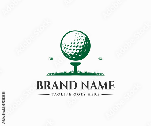Golf logo design. Golf club logo, labels. Golf icon design template