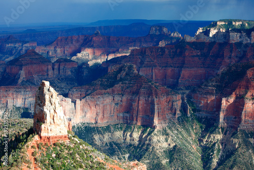 Mount Hayden from Point Imperial, north rim, Grand Canyon, Arizona photo