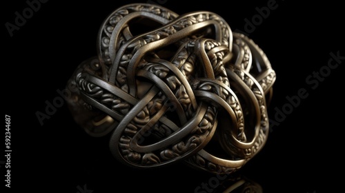  a celtic knot, 3d, hyperrealisitc, 8k, photography, generative ai