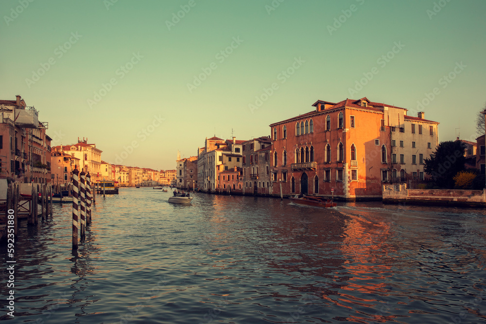 Grand Canal in Venice city, Italy