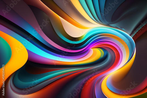 abstract colorful background generated Ai 