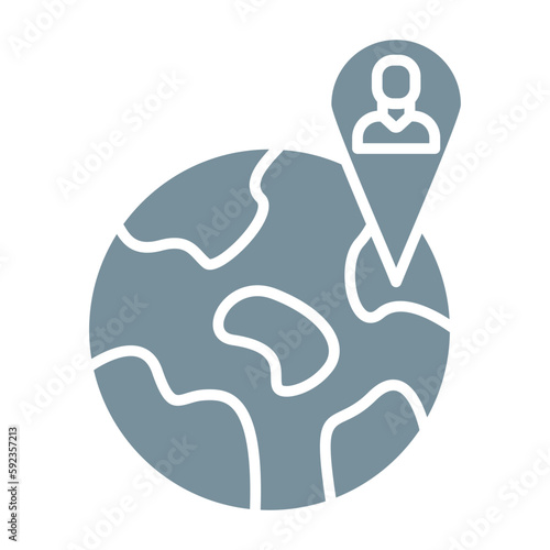 Citizenship Multicolor Glyph Icon