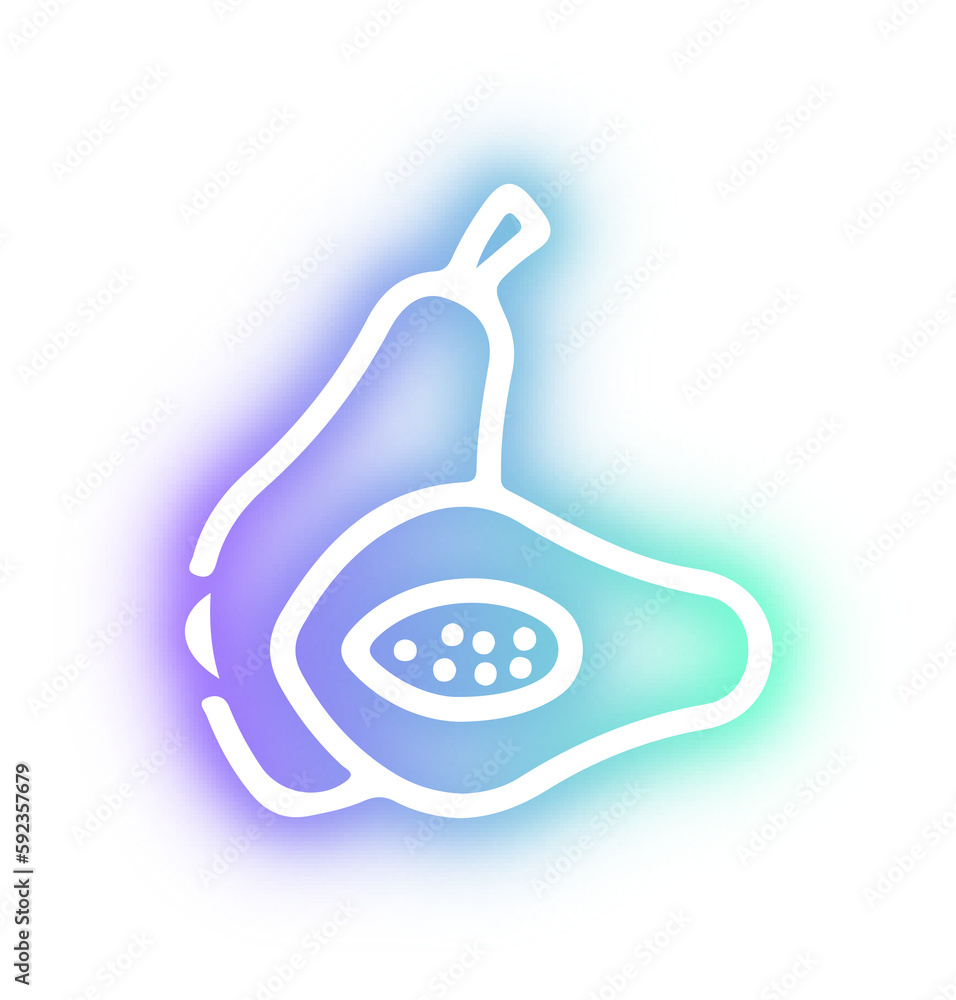 Collection of Fruit neon Collection of Fruit neon