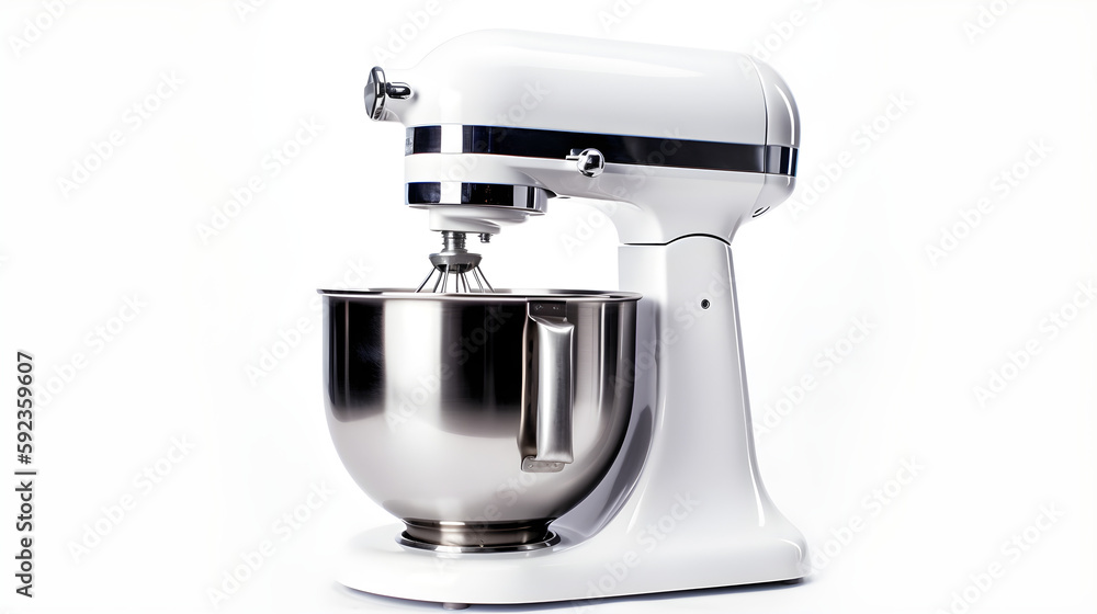 Stand Mixer, White Background, Generative AI Stand Mixer, White Background, Generative AI