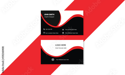 
10. Abstract business card design. double sided business card design template. City Background Business Card Design Template Set.