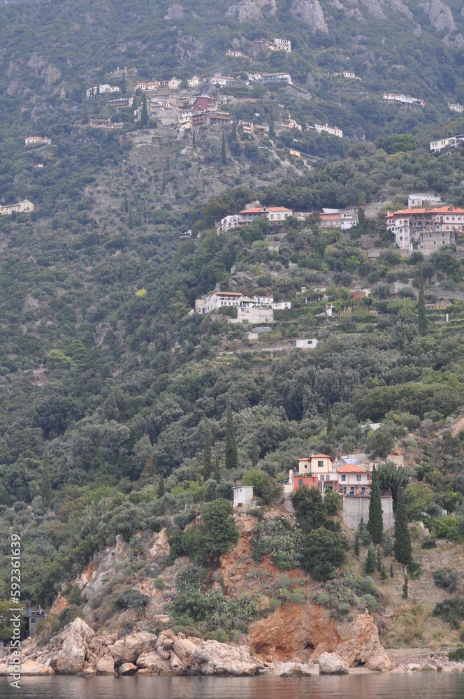 Obraz premium The Skete of Saint Anne is a skete built on Mount Athos