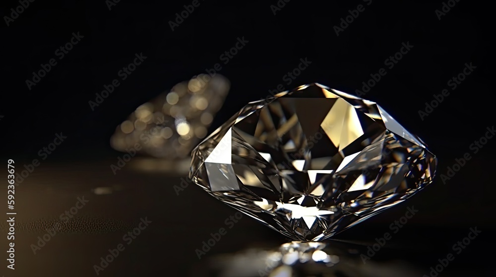 presentation a diamond and gold business, close shot, sharp, hyper - realistic, photography, generative ai presentation a diamond and gold business, close shot, sharp, hyper - realistic, photography, generative ai