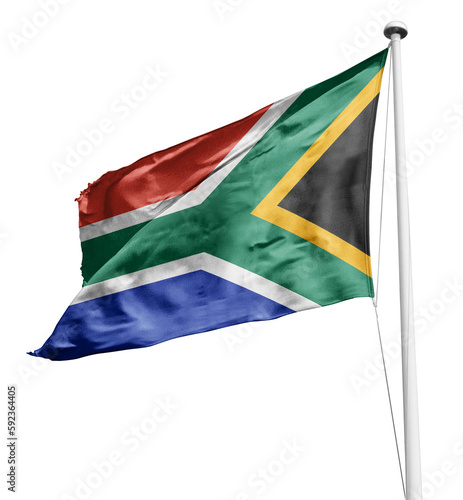 South African waving flag, flag in a pole, memorial day, freedom of speech, horizontal flag, rectangular, national, raise a flag, emblem, transparent background