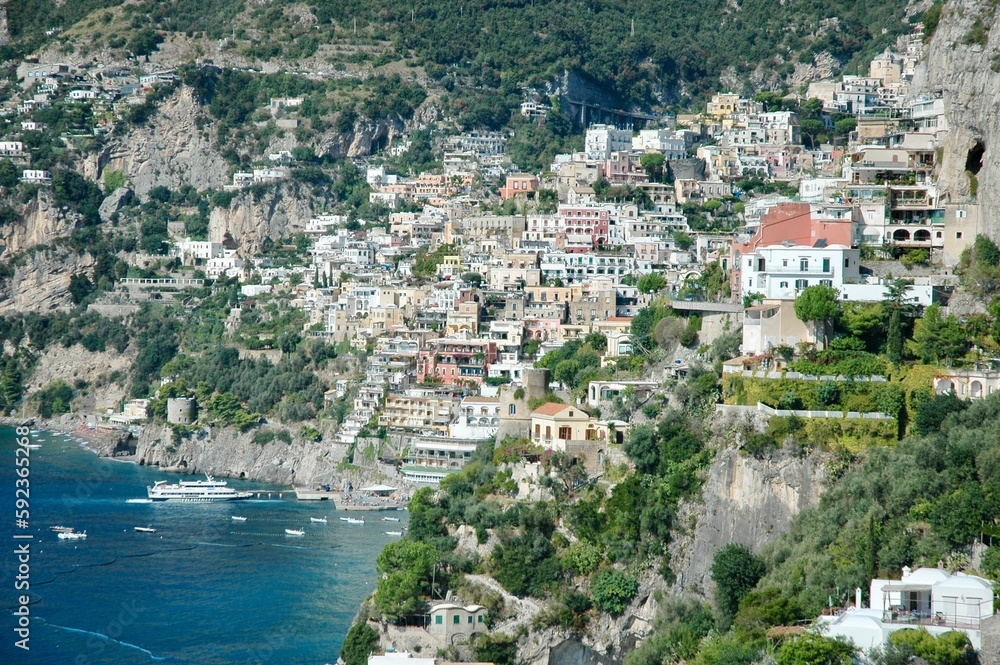 Amalfi . Costiera Amalfitana . Partendo dal golfo Di Napoli verso Salerno..