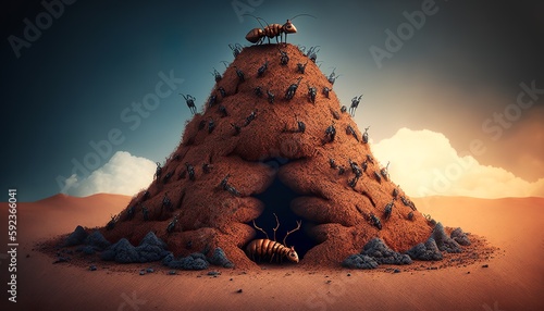 a little anthill photo