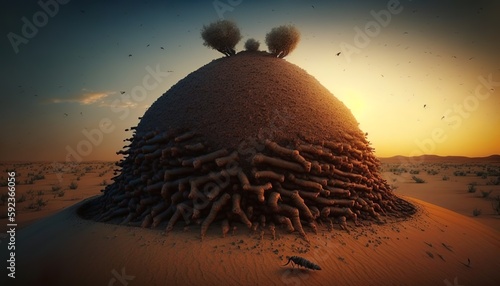 a little anthill