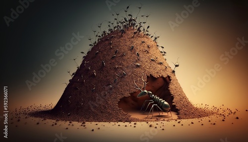 a little anthill