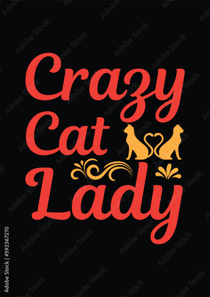 Cat T-shirt Design Cat T-shirt Design