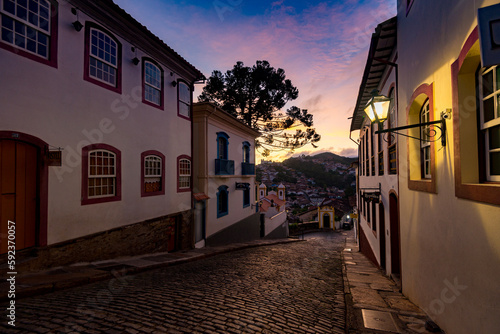 Ouro Preto Historic baroque city, Minas Gerais, Brazil