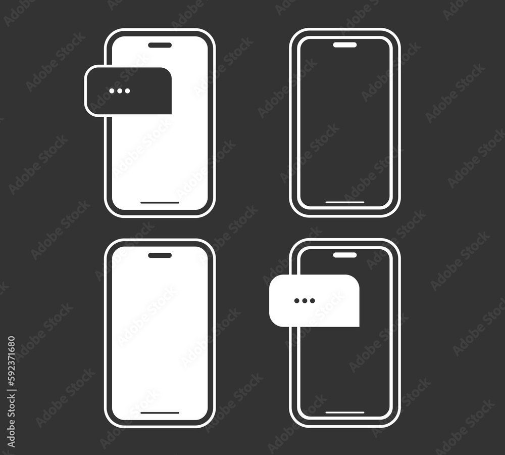 phone vector icons for graphic and web design. phone vector icons for graphic and web design.