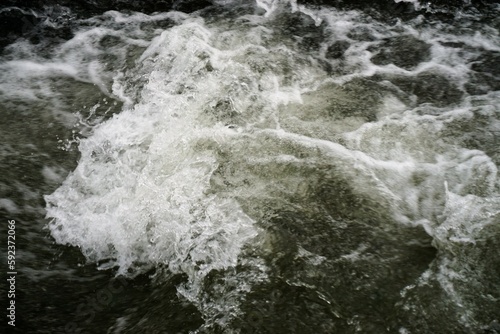 Flusswasserströmung 