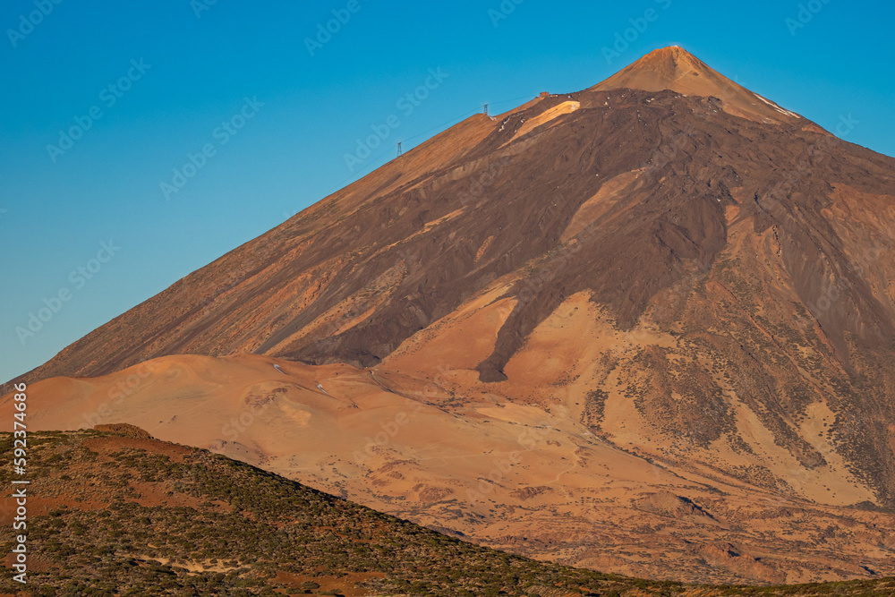  Early morning sunrise above the Teide Volcano in Tenerife in the Canary Islands