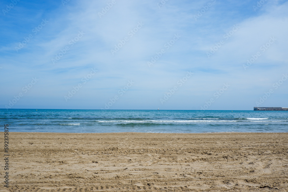 beach and sea