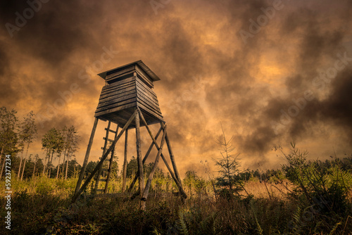 watchtower for forest fire control