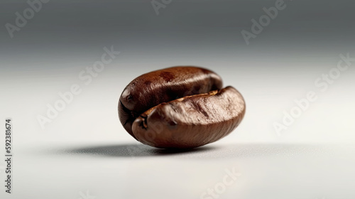 A studio shot of coffee beans created with Generative AI