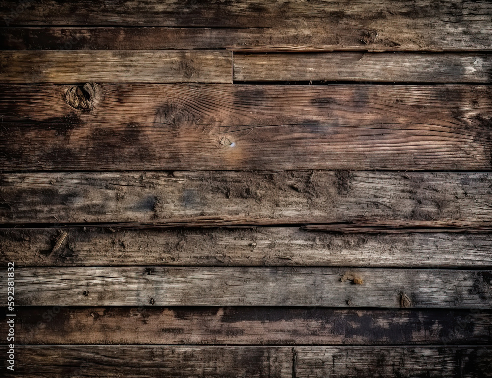 Wooden Board Background. Rustic, Farmhouse, Planks. Generative AI Wooden Board Background. Rustic, Farmhouse, Planks. Generative AI