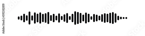 Podcast sound waves collection. voice message for social media app. Equalizer template, sound spectrum. Vector isolated illustration