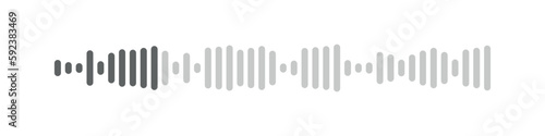 Podcast sound waves collection. voice message for social media app. Equalizer template, sound spectrum. Vector isolated illustration