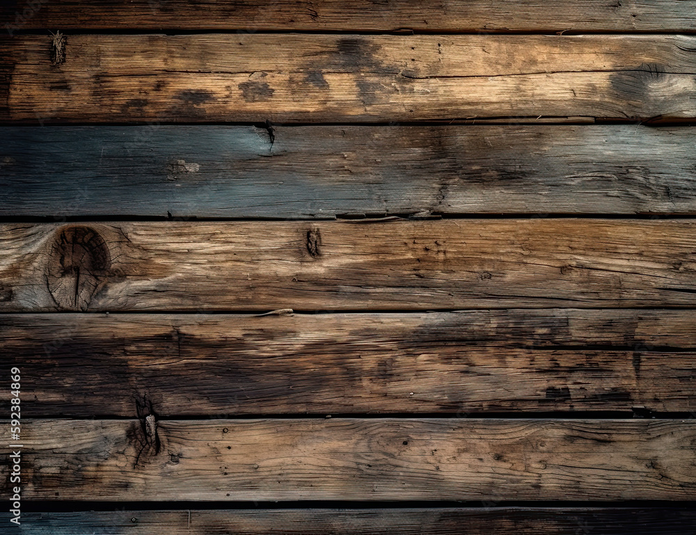 Wooden Board Background. Rustic, Farmhouse, Planks. Generative AI Wooden Board Background. Rustic, Farmhouse, Planks. Generative AI