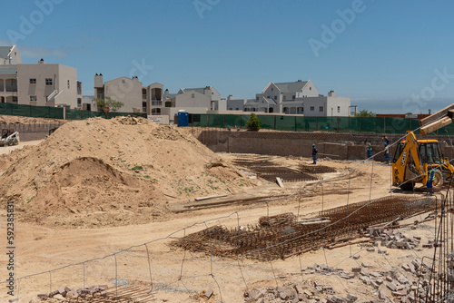 Langebaan, W estern Cape, South Africa. 2023. Housing development site in Langebaan on the West Coast of South Africa. photo