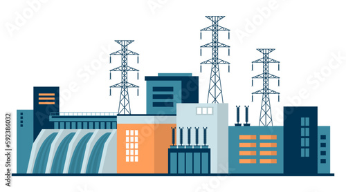 Hydropower stations and plants for energy generation