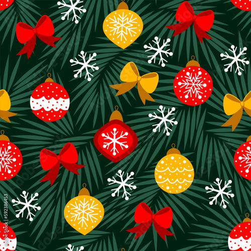seamless pattern background christmas decor