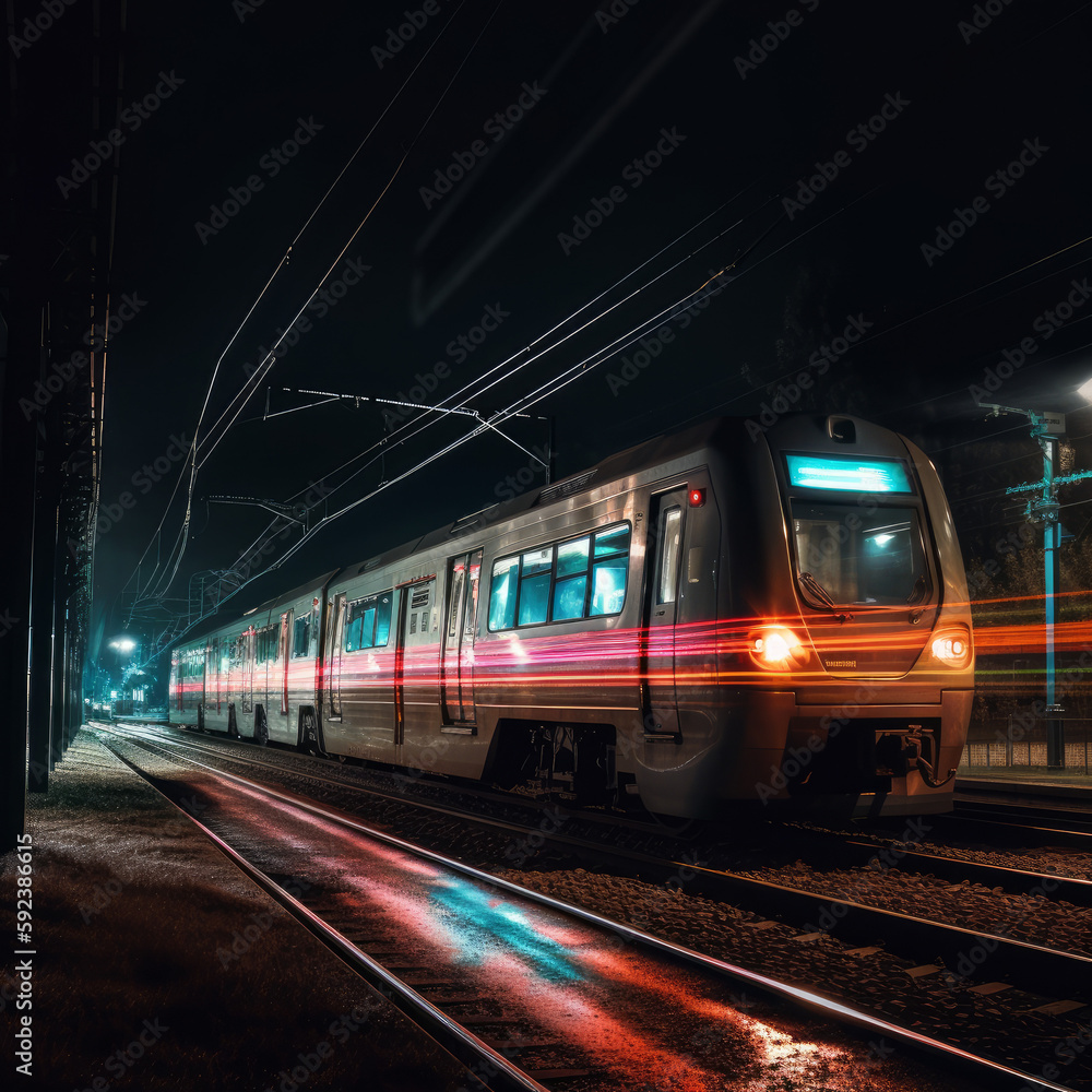 train in motion blur train in motion blur