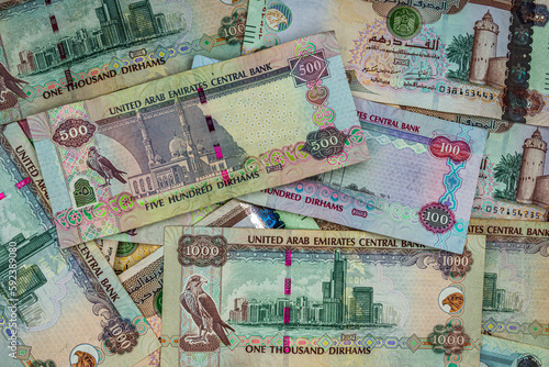 UAE Dirhams banknotes