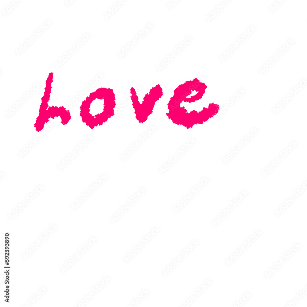 love text in pink element love text in pink element