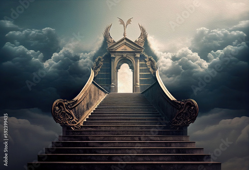 Stairway to Heaven, Generative AI © Doug