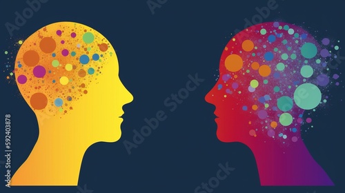 Wallpaper Mural Neurolinguistic Programming (NLP) in the business world. Generative AI. Torontodigital.ca